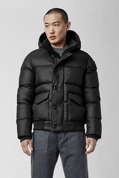 Chamarras Canada Goose Hombre Outlet - Ventoux Abrigos Black Label Negros RS4978610